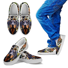 Load image into Gallery viewer, Amazing Doberman Pinscher Dog Print Slip Ons For Kids-Express Shipping