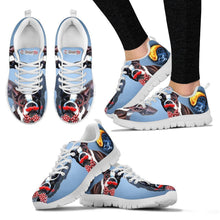 Load image into Gallery viewer, Amazing Boston Terrier Halloween Print Sneakers For Kids- Free Shipping