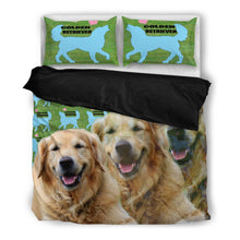 Load image into Gallery viewer, Amazing Golden Retriever Bedding Set- Free Shipping