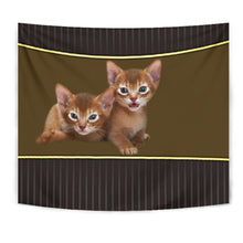 Load image into Gallery viewer, Abyssinian cat Print Tapestry-Free Shipping
