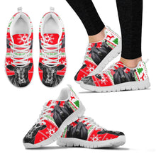 Load image into Gallery viewer, Angus Cattle Cow Christmas Running Shoes For Women- Free Shipping