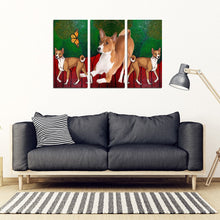 Load image into Gallery viewer, Basenji Dog Print-5 Piece Framed Canvas- Free Shipping