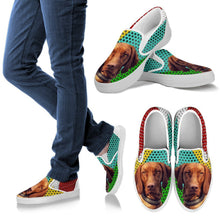 Load image into Gallery viewer, Awesome Vizsla Dog Print Slip Ons For Women-Free Shipping