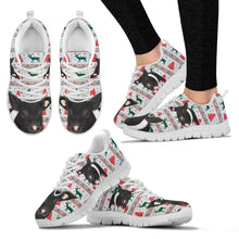 Load image into Gallery viewer, Angeln Saddleback Pig Print Christmas Running Shoes For Women-Free Shipping