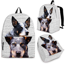 Load image into Gallery viewer, Australian Cattle Dog Print Backpack-Express Shipping