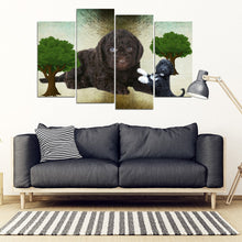 Load image into Gallery viewer, Barbet Dog Print-5 Piece Framed Canvas- Free Shipping