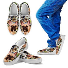 Load image into Gallery viewer, Amazing French Bulldog Print Slip Ons For Kids-Express Shipping