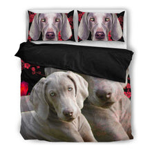 Load image into Gallery viewer, Amazing Weimaraner Print Bedding Set- Free Shipping