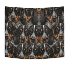 Load image into Gallery viewer, Bluetick Coonhound Dog In Lots Print Tapestry-Free Shipping