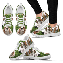Load image into Gallery viewer, Basset Hound On Green-Women's Running Shoes-Free Shipping