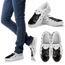 Load image into Gallery viewer, Belgian Tervuren Dog Print Slip Ons For Women-Express Shipping