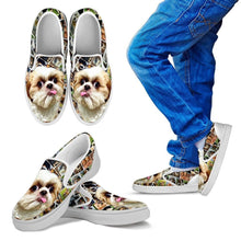 Load image into Gallery viewer, Amazing Shih Tzu Dog Print Slip Ons For Kids-Express Shipping