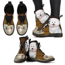 Load image into Gallery viewer, Bichon Frise Print Boots For Women- Express Shipping
