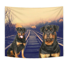 Load image into Gallery viewer, Amazing Rottweiler Dog Print Tapestry-Free Shipping
