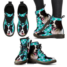 Load image into Gallery viewer, Border Collie Print Boots For Women-Express Shipping
