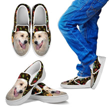 Load image into Gallery viewer, Aidi(Atlas Mountain) Dog Print Slip Ons For Kids-Express Shipping