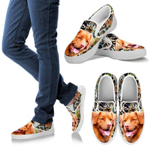 Load image into Gallery viewer, Amazing Nova Scotia Duck Tolling Retriever Print Slip Ons For Women-Express Shipping