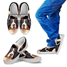 Load image into Gallery viewer, Bernese Mountain Print Slip Ons For Kids- Express Shipping