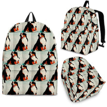 Load image into Gallery viewer, Bernese Mountain Dog Print Backpack-Express Shipping