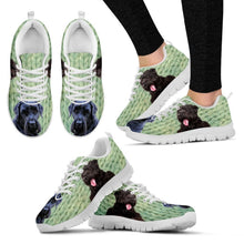 Load image into Gallery viewer, Black Russian Terrier Print- (Black/White) Running Shoes For Women-Express Shipping