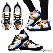 Load image into Gallery viewer, Airedale Terrier Print Sneakers For Women(White)- Free Shipping