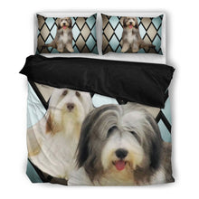 Load image into Gallery viewer, Bearded Collie Print Bedding Set-Free Shipping