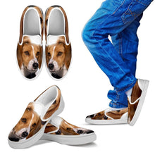 Load image into Gallery viewer, American Foxhound Print Slip Ons For Kids- Express Shipping