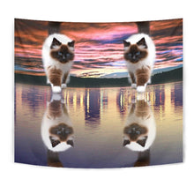 Load image into Gallery viewer, Amazing Himalayan Cat Print Tapestry-Free Shipping