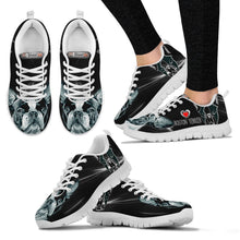 Load image into Gallery viewer, Boston Terrier Black Print Running Shoes For Women- Free Shipping
