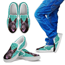Load image into Gallery viewer, Australian Kelpie Dog Print Slip Ons For Kids-Express Shipping