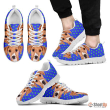 Load image into Gallery viewer, Azawakh Dog (White/Black) Running Shoes For Men-Free Shipping