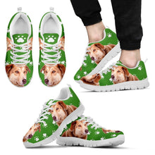 Load image into Gallery viewer, Aidi Dog Print (Black/White) Running Shoes For Men-Limited Edition-Express Shipping
