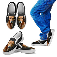 Load image into Gallery viewer, Azawakh Dog Print Slip Ons For Kids-Express Shipping