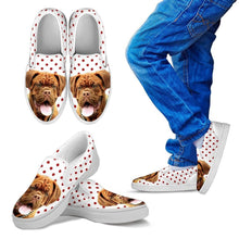 Load image into Gallery viewer, Bordeaux Mastiff (Dogue de Bordeaux) Print Slip Ons For Kids- Express Shipping