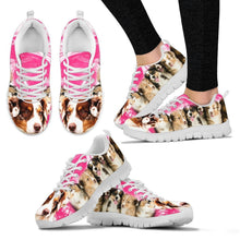Load image into Gallery viewer, Australian Shepherd Print Sneakers For Women- Free Shipping
