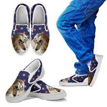 Load image into Gallery viewer, Afghan Hound Dog Print Slip Ons For Kids-Express Shipping