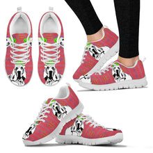 Load image into Gallery viewer, Bloodhound Dog Print Christmas Running Shoes For Women-Free Shipping
