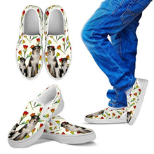 Load image into Gallery viewer, Australian Shepherd Dog Print Slip Ons For Kids-Express Shipping
