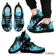 Load image into Gallery viewer, Andalusian Horse Print (Black/White) Running Shoes For Men-Free Shipping Limited Edition