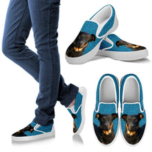 Load image into Gallery viewer, Beauceron Dog Print Slip Ons For Women-Express Shipping