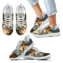 Load image into Gallery viewer, American Bobtail Cat (Halloween) Print-Running Shoes For Women/Kids-Free Shipping