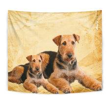 Load image into Gallery viewer, Airedale Terrier Dog Print Tapestry-Free Shipping