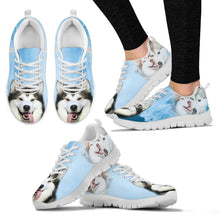 Load image into Gallery viewer, Alaskan Malamute Print Sneakers For Women- Free Shipping