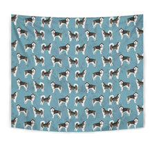 Load image into Gallery viewer, Alaskan Malamute Dog Pattern Print Tapestry-Free Shipping