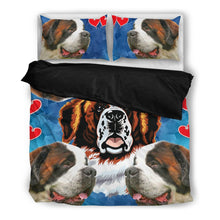 Load image into Gallery viewer, Amazing St. Bernard Print Bedding Set- Free Shipping