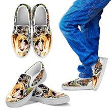 Load image into Gallery viewer, Amazing Bulldog Print Slip Ons For Kids-Express Shipping