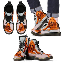Load image into Gallery viewer, Bloodhound Print Boots For Men-Express Shipping