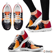 Load image into Gallery viewer, Barbet Dog (White/Black) Running Shoes For Women-Free Shipping
