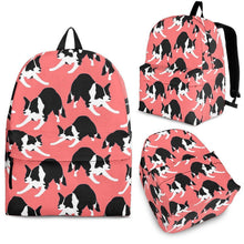 Load image into Gallery viewer, Border Collie Dog Print Backpack-Express Shipping
