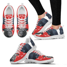 Load image into Gallery viewer, Belted Galloway Cattle Cow Christmas Running Shoes For Women- Free Shipping